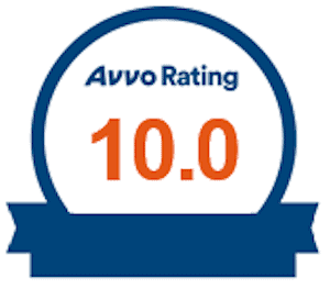 Avvo rating badge. WellsTrumbull has a 10.0